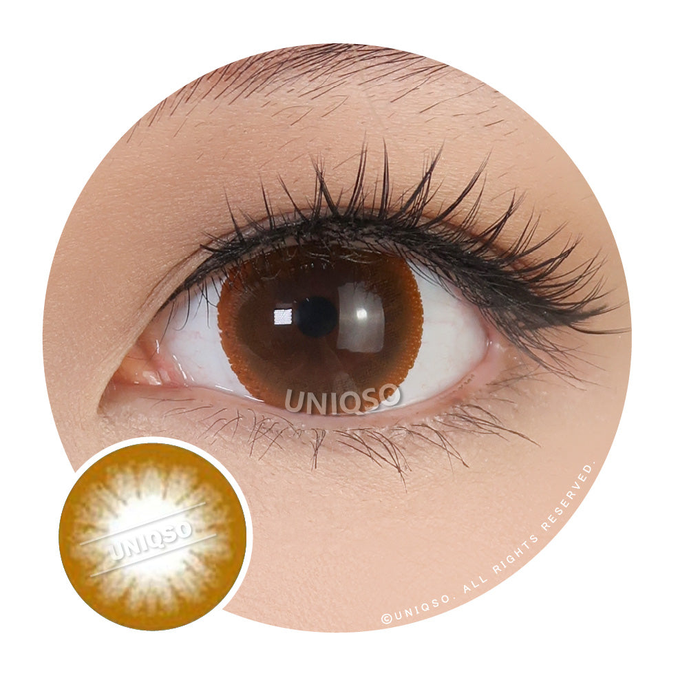 Barbie Bubble Brown (1 lens/pack)-Colored Contacts-UNIQSO
