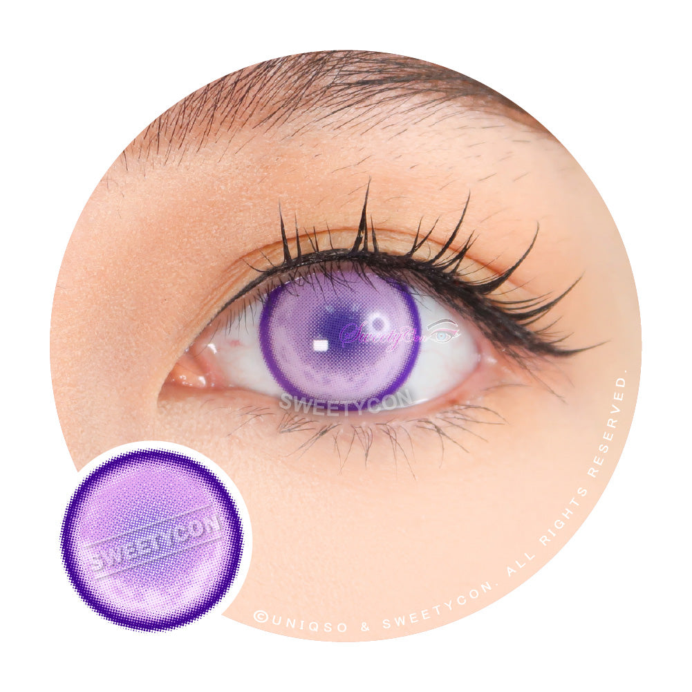 Sweety Paradise Violet (1 lens/pack)-Colored Contacts-UNIQSO