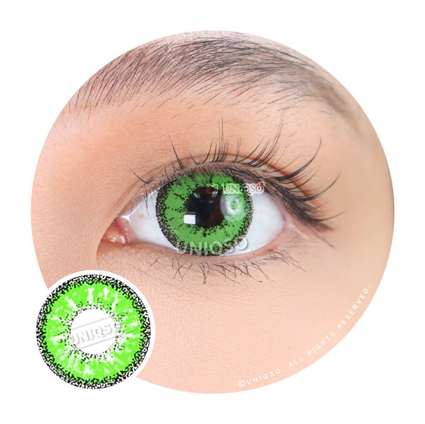 Kazzue Vivid Brilliant Green (1 lens/pack)-Colored Contacts-UNIQSO