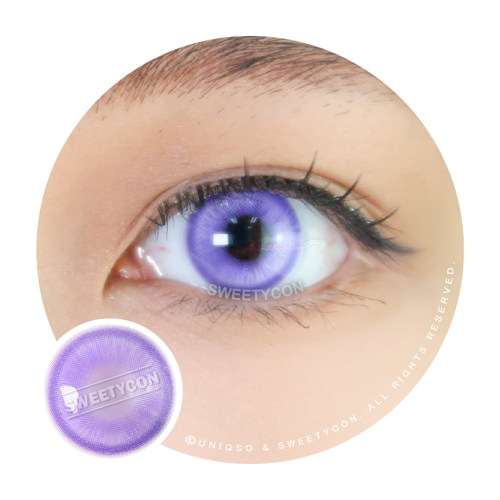 Sweety Magic Pop Blue Violet (1 lens/pack)-Colored Contacts-UNIQSO