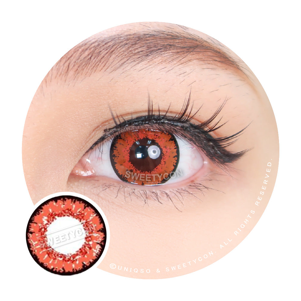 Sweety Queen Orange (1 lens/pack)-Colored Contacts-UNIQSO