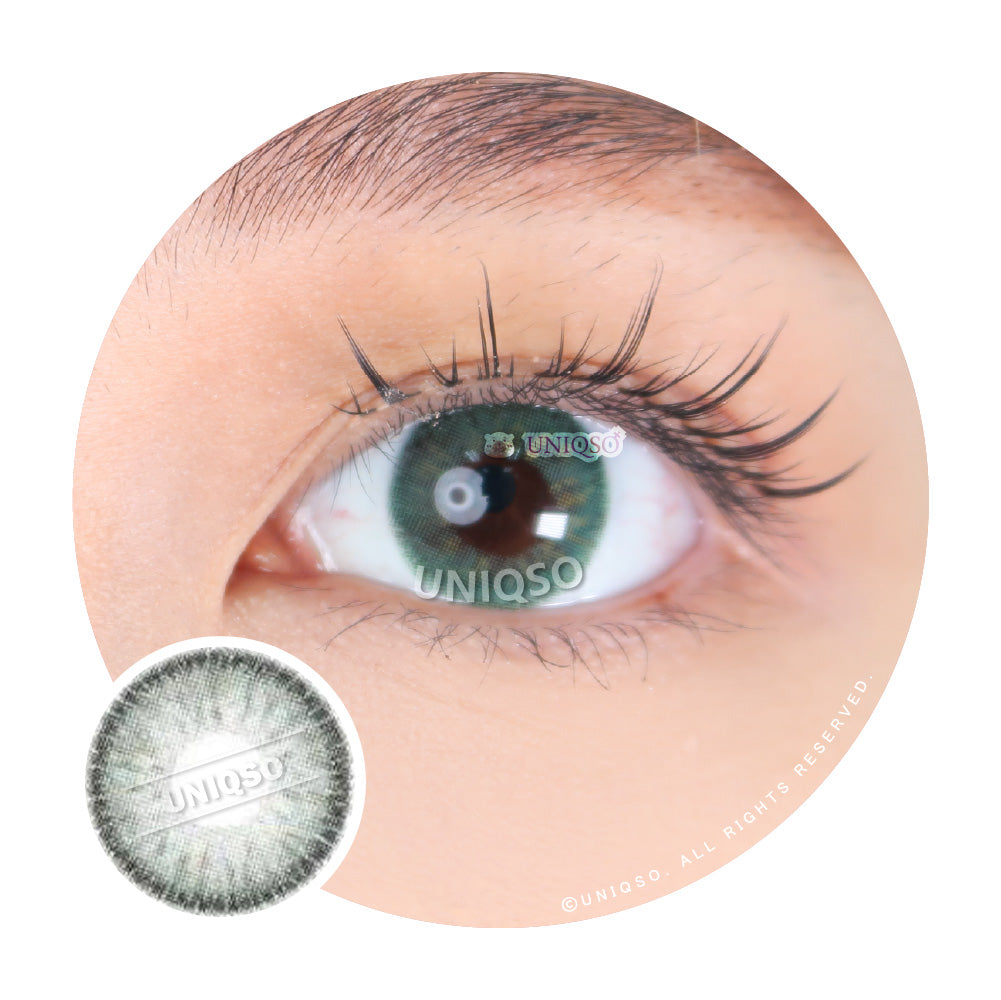 Western Eyes Nada Peace Green (1 lens/pack)-Colored Contacts-UNIQSO