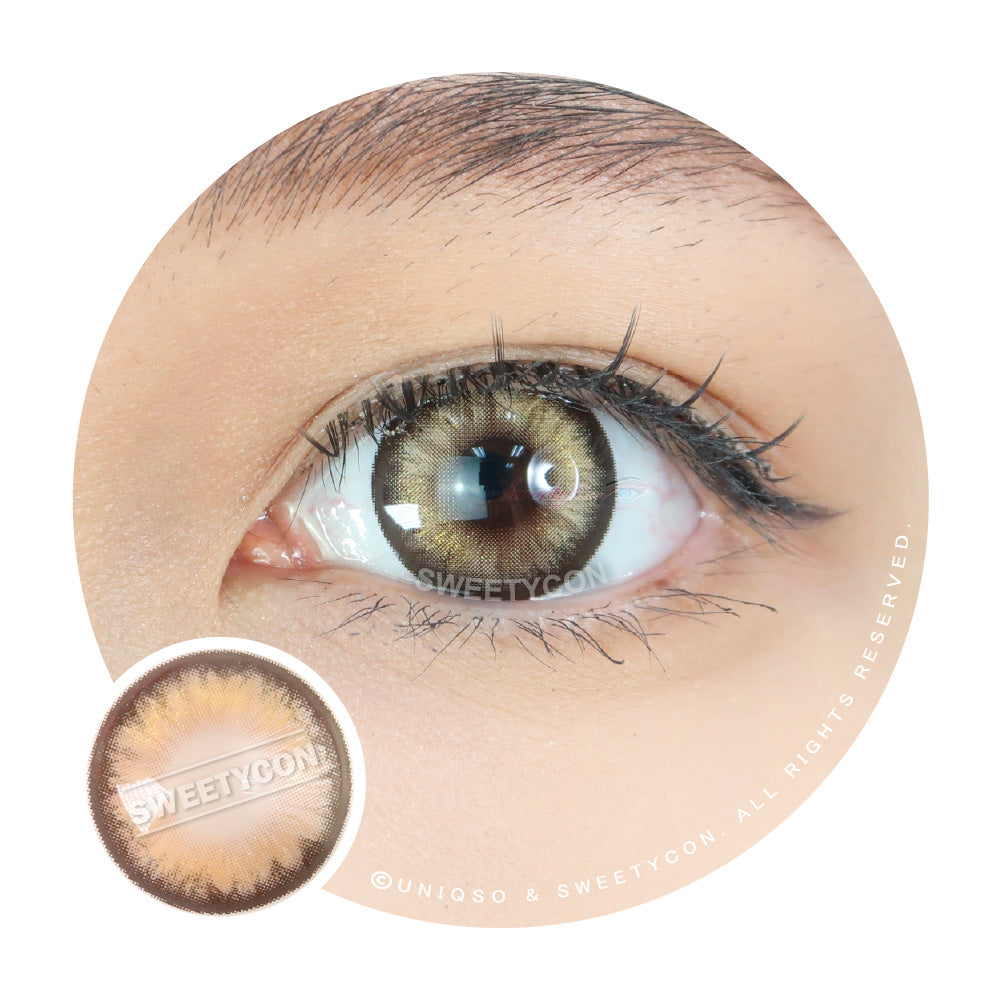 Sweety Stardust Brown (1 lens/pack)-Colored Contacts-UNIQSO