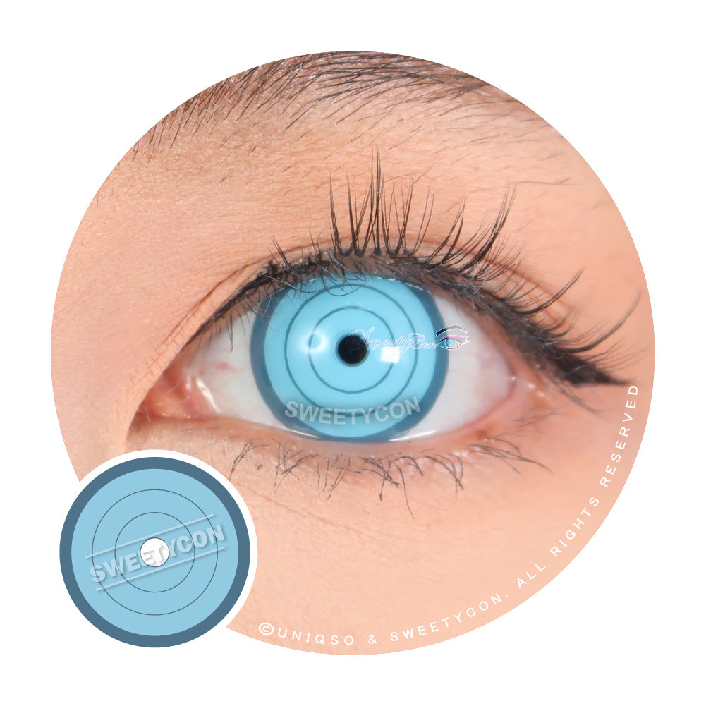 Sweety Rings Blue (1 lens/pack)-Colored Contacts-UNIQSO