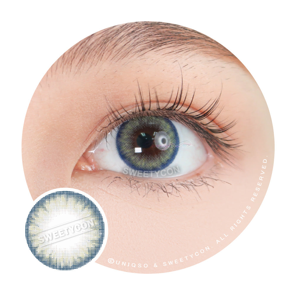 Sweety Bella Blue Grey (1 lens/pack)-Colored Contacts-UNIQSO