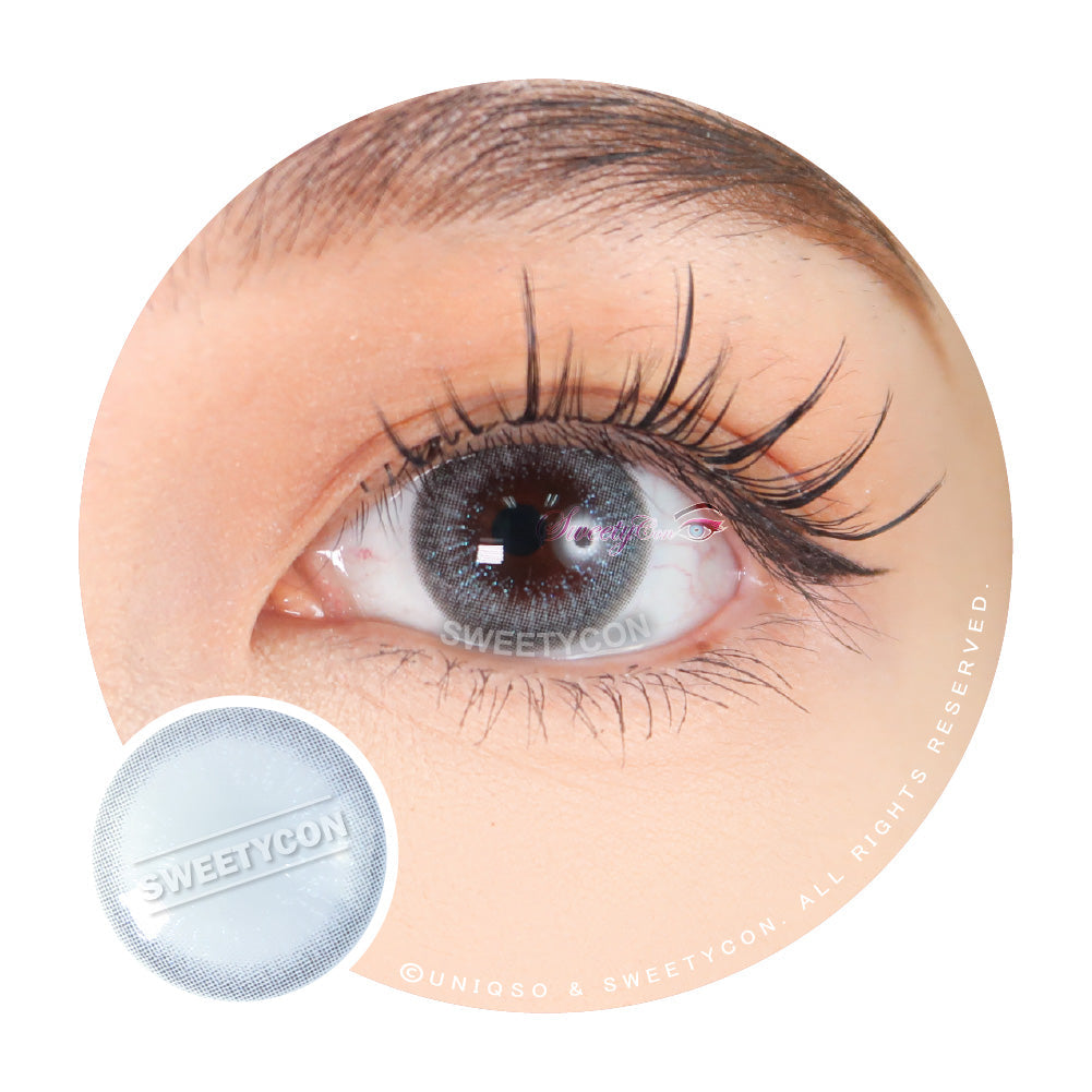 Sweety Blink Grey (1 lens/pack)-Colored Contacts-UNIQSO