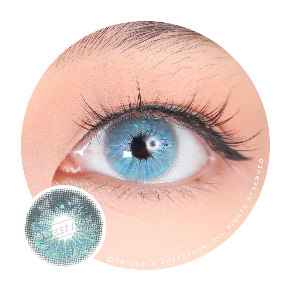Sweety Crazy Lollipop Gray (1 lens/pack)-Colored Contacts-UNIQSO