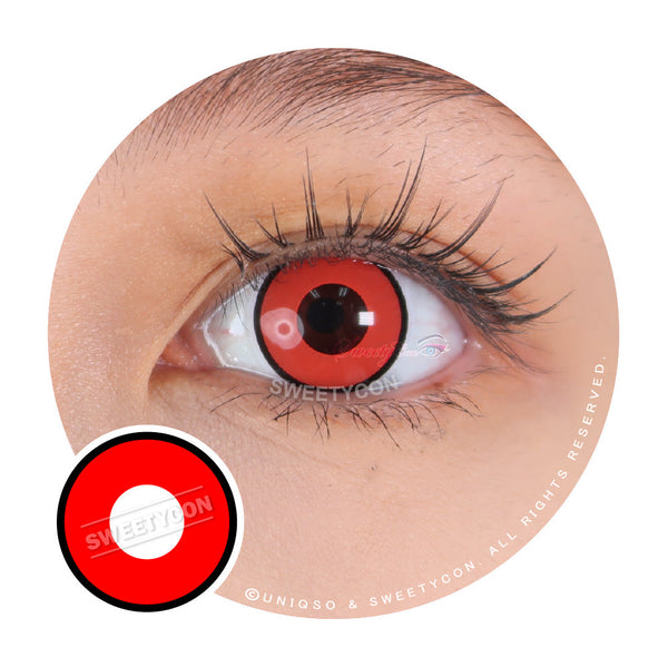 Sweety Crazy Red Zombie / Manson (1 lens/pack)-Crazy Contacts-UNIQSO