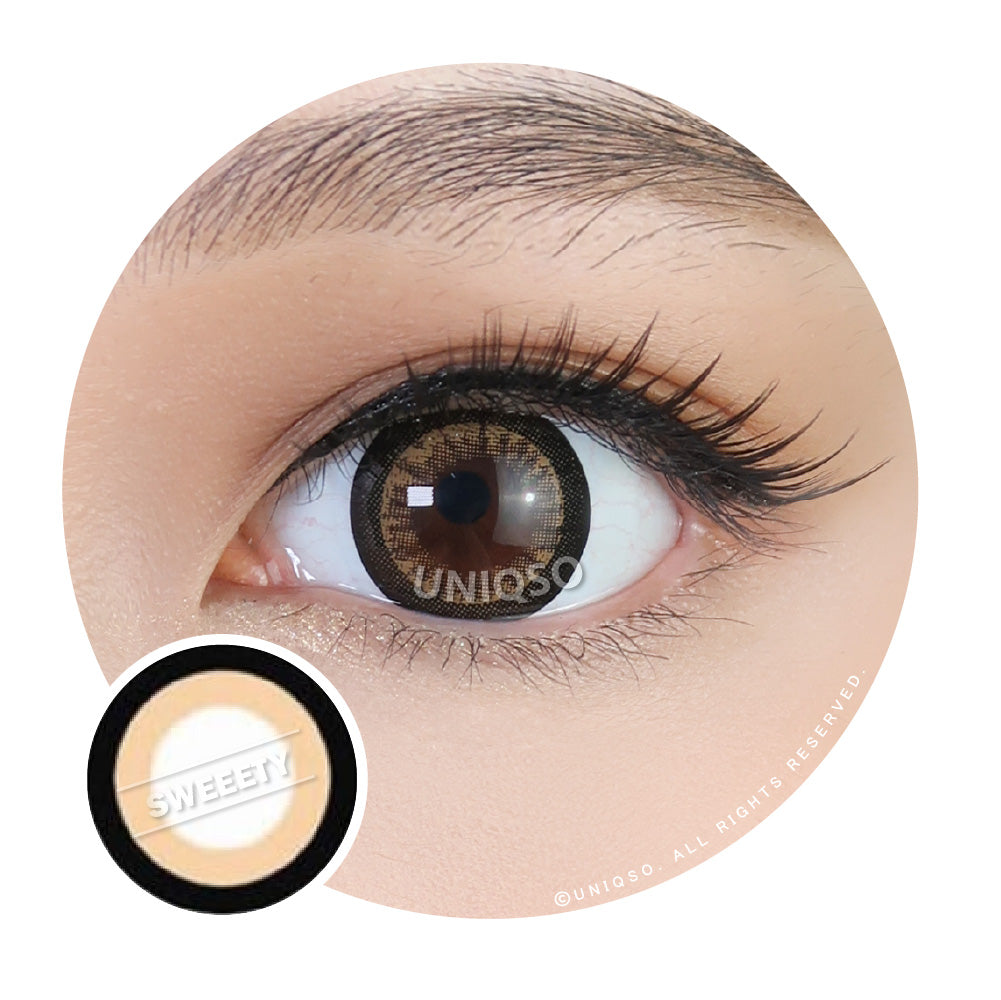 Barbie Sugar Candy Brown (1 lens/pack)-Colored Contacts-UNIQSO