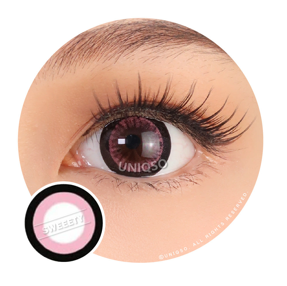 Barbie Sugar Candy Pink (1 lens/pack)-Colored Contacts-UNIQSO