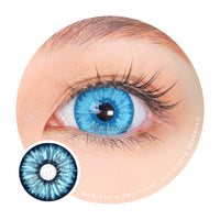 Sweety Crazy Mini Sclera Elf Blue (1 lens/pack)-Mini Sclera Contacts-UNIQSO