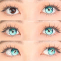 Sweety x Eyesinger Aqua Gemstone (2 lenses/pack)-Colored Contacts-UNIQSO Canada