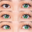 Sweety x Eyesinger Emerald Halo (2 lenses/pack)-Colored Contacts-UNIQSO Canada