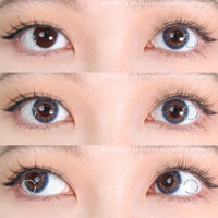 Sweety 3 Tones Blue Hazel (1 lens/pack)-Colored Contacts-UNIQSO