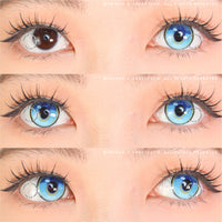 Sweety x Eyesinger Crystal Diamond Aqua (2 lenses/pack)-Colored Contacts-UNIQSO Canada