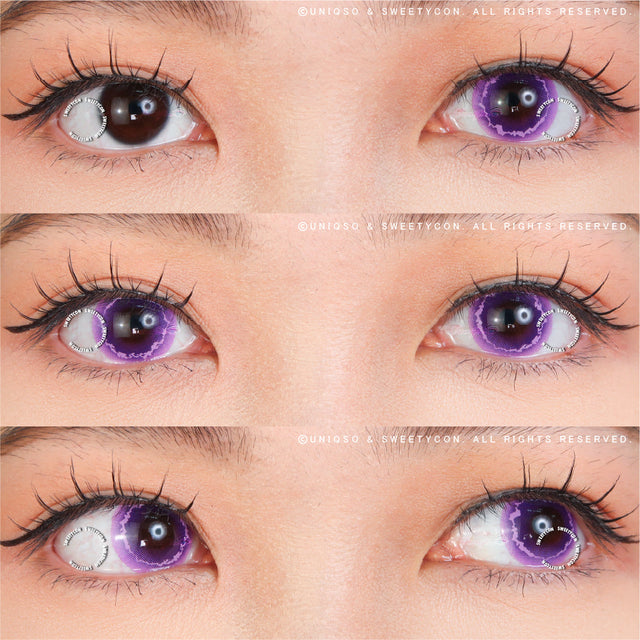 Sweety x Eyesinger Kaminari Tennbatsu (2 lenses/pack)-Colored Contacts-UNIQSO
