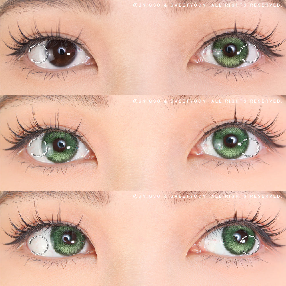 Sweety Mystic Wing Green (1 lens/pack）-Colored Contacts-UNIQSO