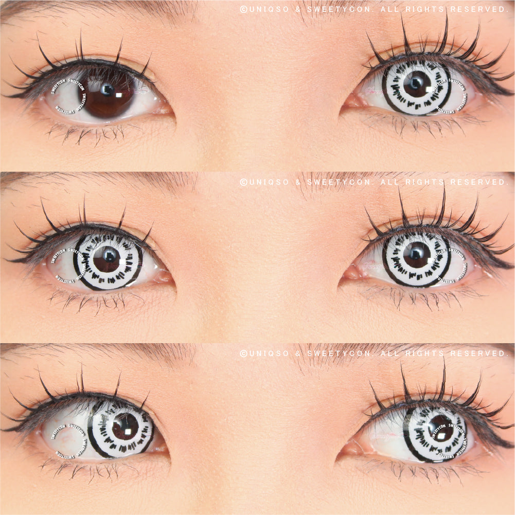 Sweety White Aura II (No Vision Block) (1 lens/pack)-Colored Contacts-UNIQSO Canada