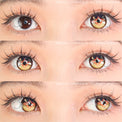Sweety x Eyesinger Amber Star Crest (2 lenses/pack)-Colored Contacts-UNIQSO Canada