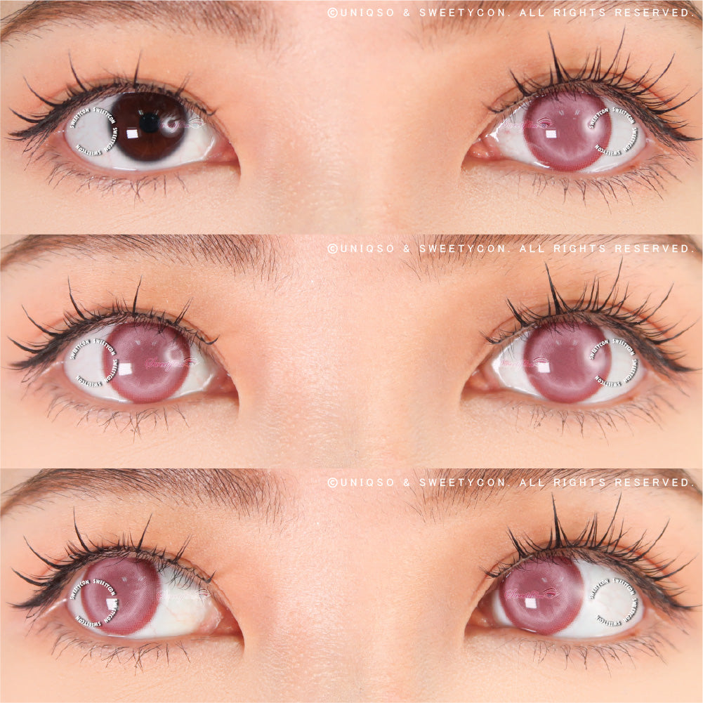 Sweety Glass Ball Pink (1 lens/pack)-Colored Contacts-UNIQSO