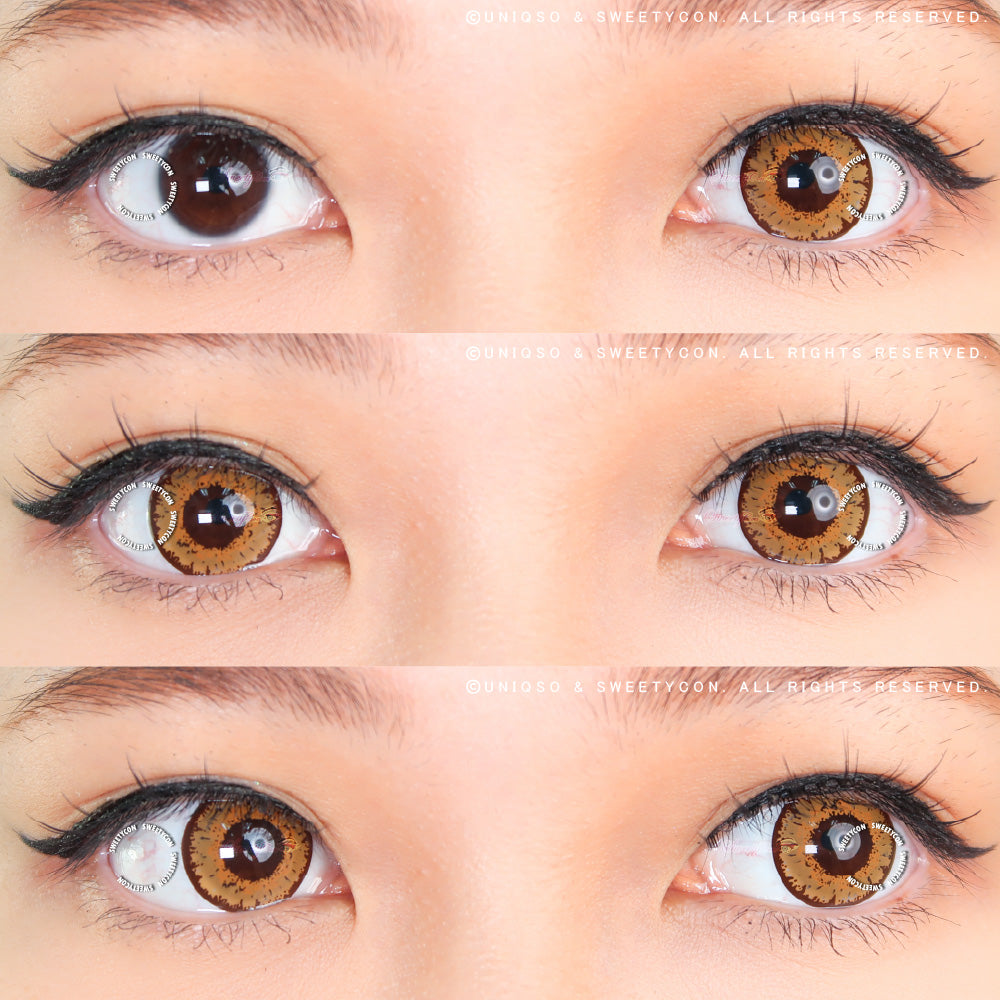 Sweety Queen Light Brown (1 lens/pack)-Colored Contacts-UNIQSO