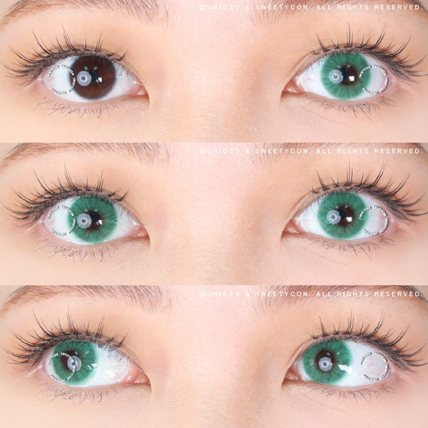 Sweety Hidrocor Verde (1 lens/pack)-Colored Contacts-UNIQSO