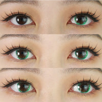 Sweety Shining Stars Green (1 pair, Put in Remark if you need mix Power)-singleton_gift-UNIQSO