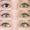 Sweety Crazy Lens Yellow Demon Eye Black Slit (1 lens/pack)-Colored Contacts-UNIQSO