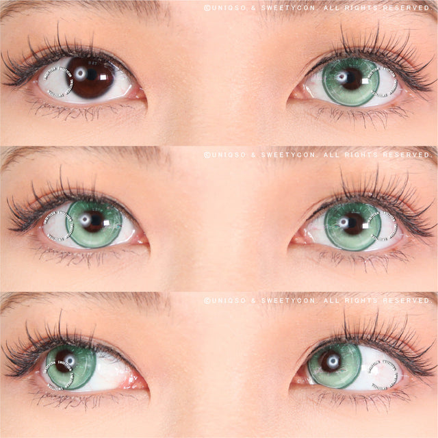 Sweety Vista Green (1 lens/pack)-Colored Contacts-UNIQSO