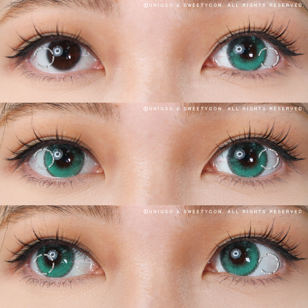 Sweety Anime Tear Turquoise (1 lens/pack)-Colored Contacts-UNIQSO