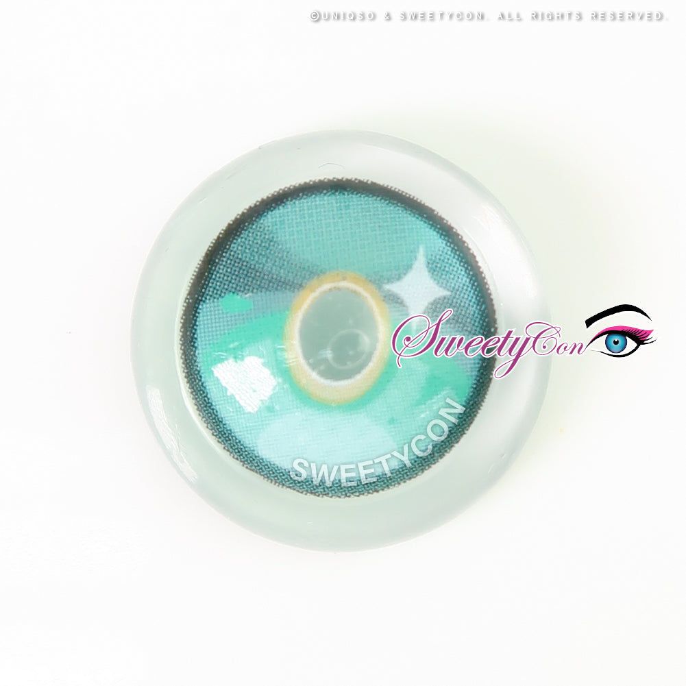 Sweety x Eyesinger Aqua Gemstone (2 lenses/pack)-Colored Contacts-UNIQSO Canada
