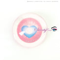 Sweety x Eyesinger Cupid Heart Pink (2 lenses/pack)-Colored Contacts-UNIQSO Canada