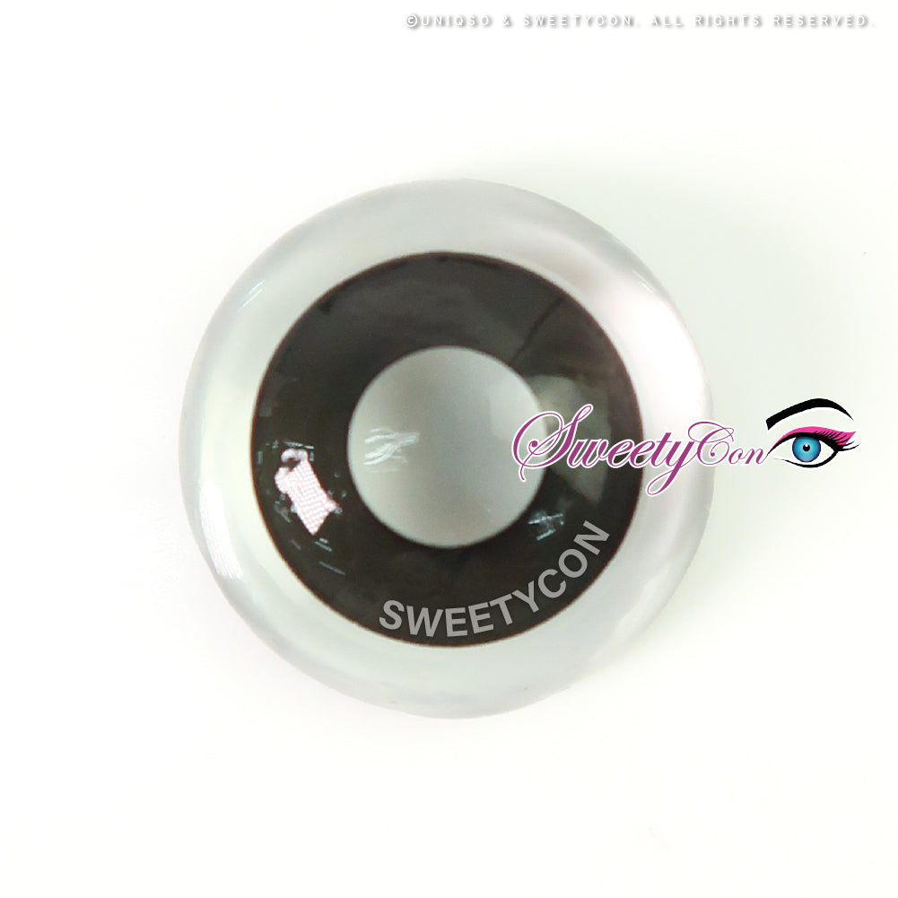 Sweety Crazy Solid Black II (1 lens/pack)-Crazy Contacts-UNIQSO