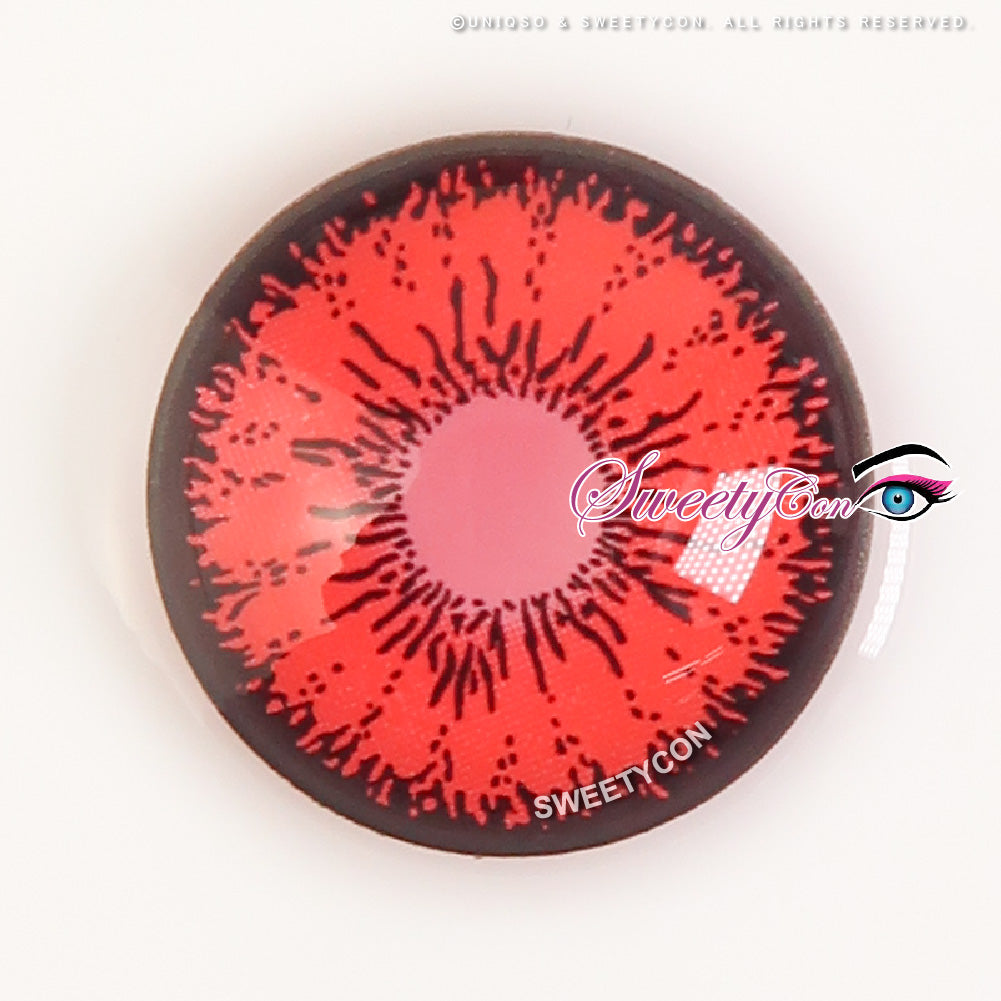 Sweety Mini Sclera Tokyo N Red (1 lens/pack)-Mini Sclera Contacts-UNIQSO