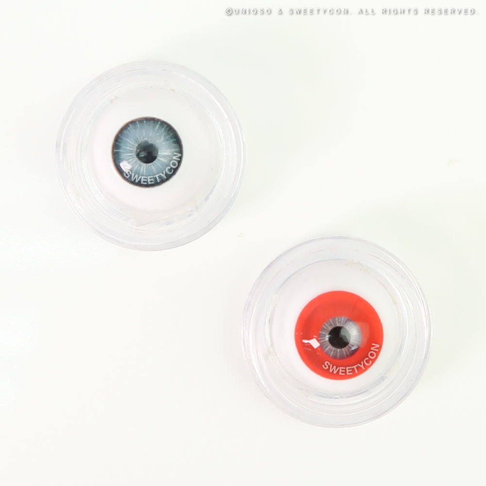 Sweety Crazy Solid Red II (1 lens/pack)-Crazy Contacts-UNIQSO Canada