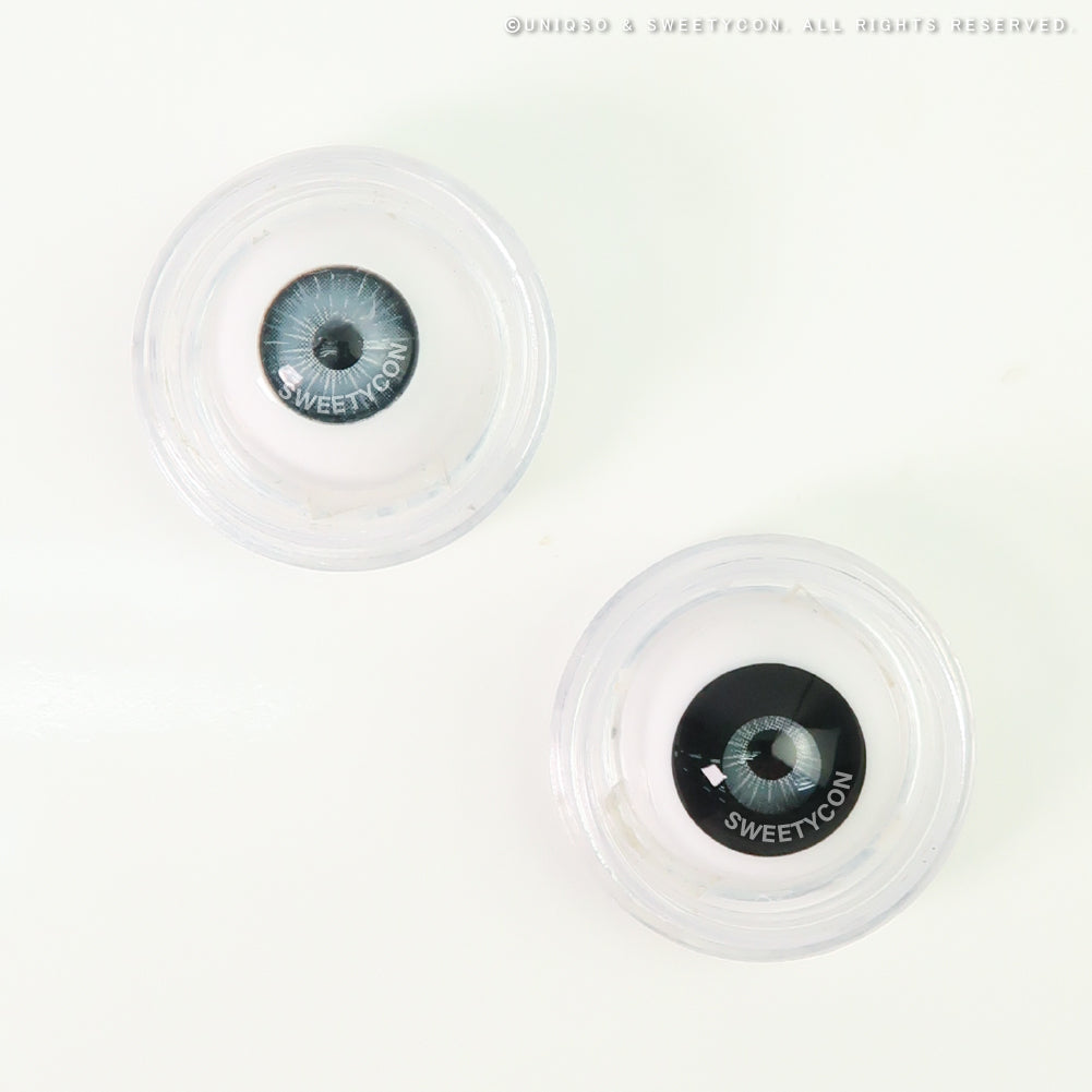 Sweety Crazy Solid Black II (1 lens/pack)-Crazy Contacts-UNIQSO