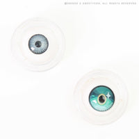 Sweety x Eyesinger Aqua Gemstone (2 lenses/pack)-Colored Contacts-UNIQSO Canada