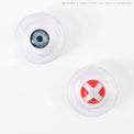 Sweety Crazy White Cross Red Eye (1 lens/pack)-Crazy Contacts-UNIQSO