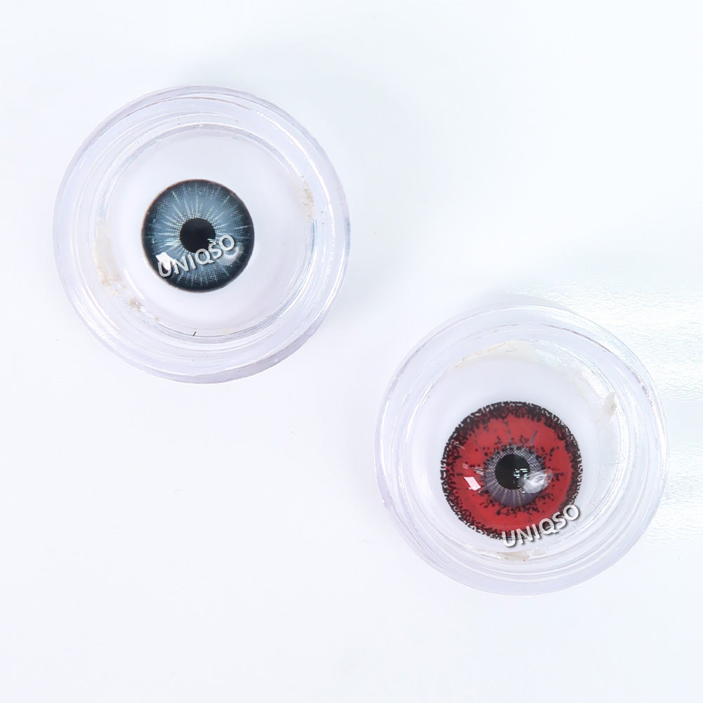 Kazzue Vivid Brilliant Red (1 lens/pack)-Colored Contacts-UNIQSO