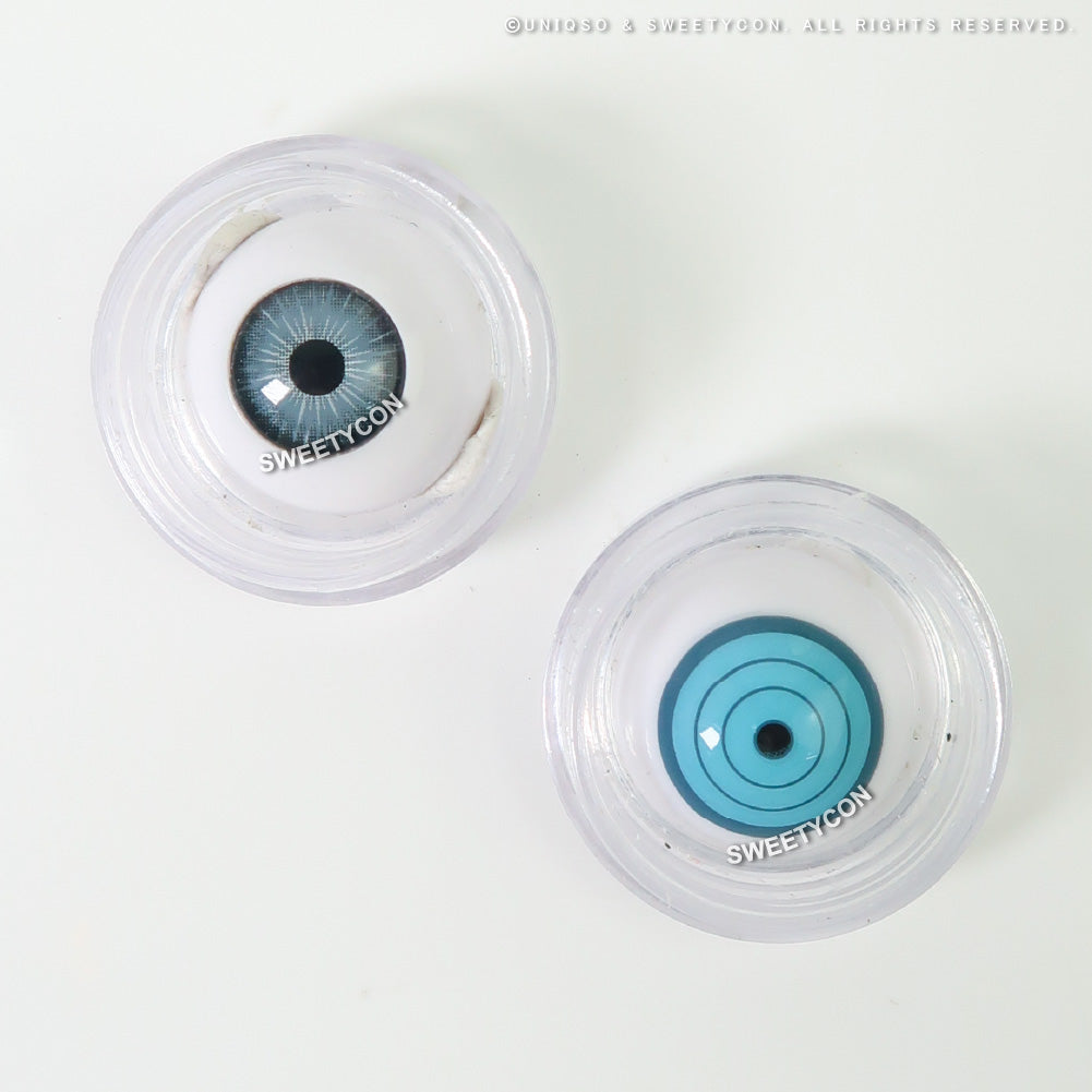 Sweety Rings Blue (1 lens/pack)-Colored Contacts-UNIQSO