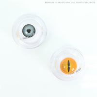 Sweety Crazy Orange Demon Eye / Cat Eye (New) (1 lens/pack)-Crazy Contacts-UNIQSO