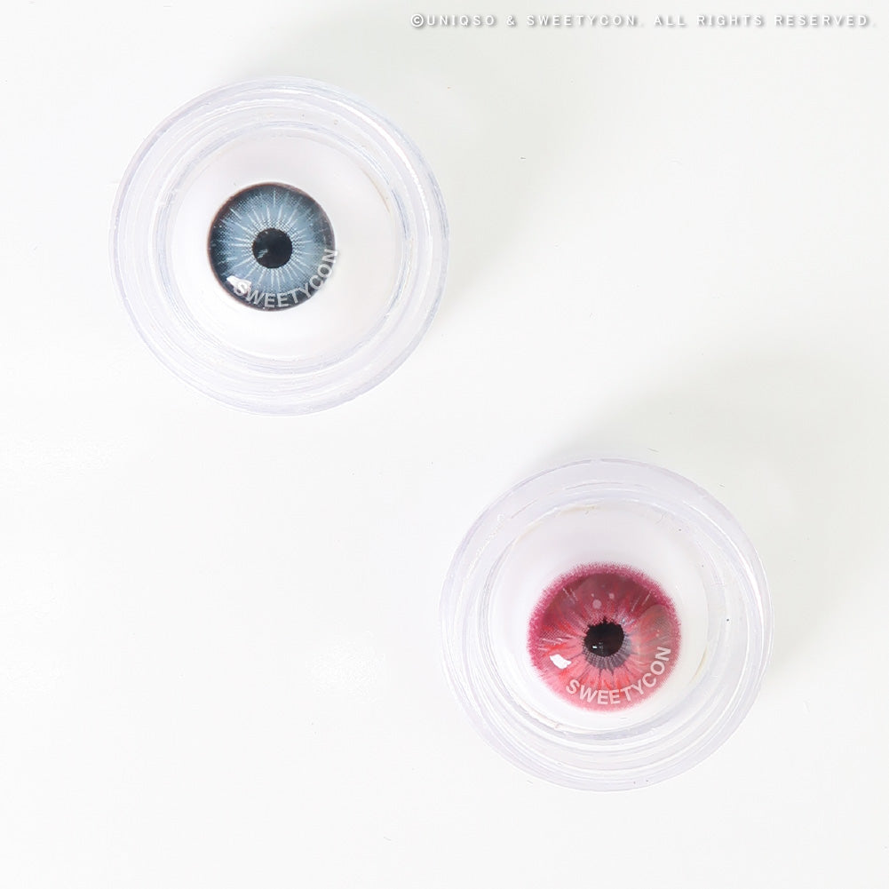 Sweety Crazy Lollipop Pink (1 lens/pack)-Colored Contacts-UNIQSO