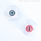 Sweety Crazy Pink Demon Eye / Cat Eye (New) (1 lens/pack)-Crazy Contacts-UNIQSO