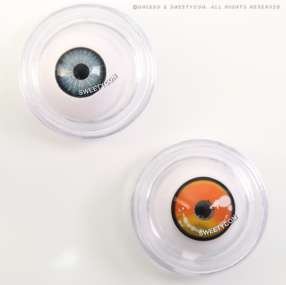 Sweety Anime 2 Yellow Orange (1 lens/pack)-Colored Contacts-UNIQSO