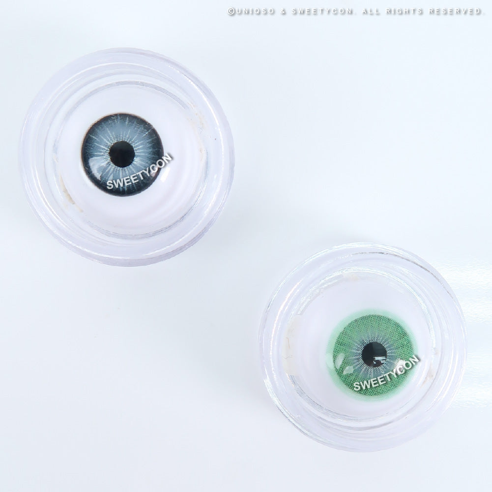 Sweety Hidrocor Emerald (1 lens/pack)-Colored Contacts-UNIQSO