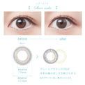 SEED Eye Coffret 1 Day UV M Soft Nuance - Sheer Make-Colored Contacts-UNIQSO