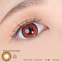 Sweety Queen Light Orange (1 lens/pack)-Colored Contacts-UNIQSO