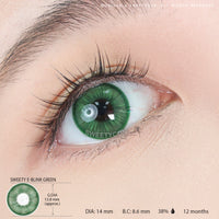 Sweety E-Blink Green (1 lens/pack)-Colored Contacts-UNIQSO