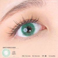 Sweety Hidrocor Verde (1 lens/pack)-Colored Contacts-UNIQSO