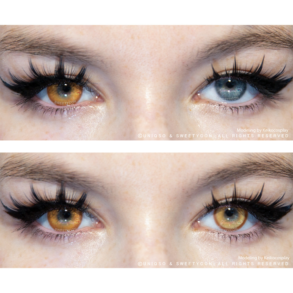 Sweety Magic Pop Brown (1 lens/pack)-Colored Contacts-UNIQSO